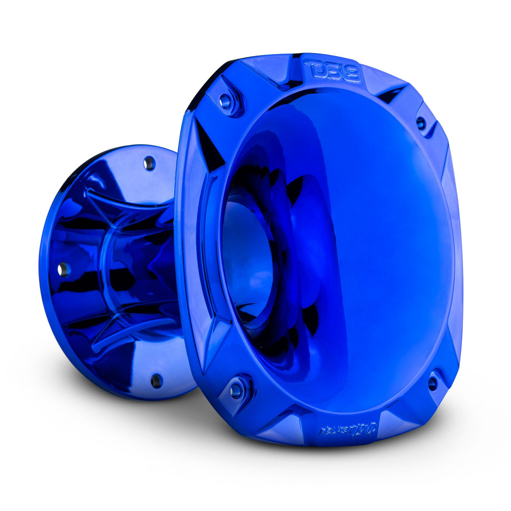 Blått horn för 2-tums driver med slät yta och robust design.