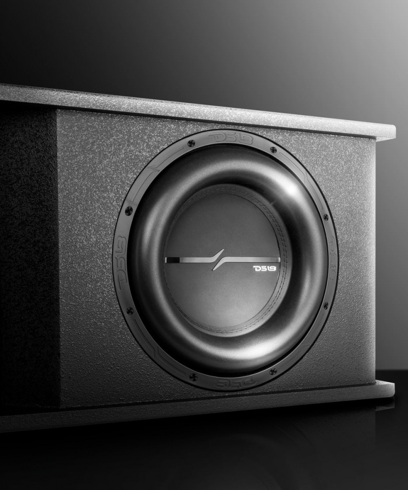 Tung portad baslåda med en 12-tums högtalare.