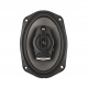 Onkyo X-C690C5, 6x9 tums koaxialhögtalare En oval koaxialhögtalare med svart ram och centralt element.