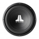 JL Audio 12W0v3-4, 12 tums baselement Ett svart 12-tums baselement med JL Audio-logotyp.