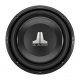 JL Audio 12W1v3-4, 12 tums baselement Ett svart 12 tums baselement med en glänsande yta och JL Audio-logotyp.
