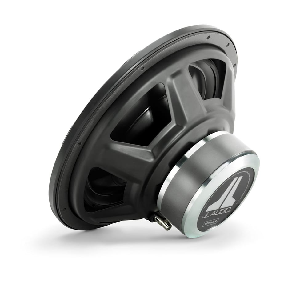 Ett 12-tums baselement med en robust design och en distinkt logotyp.