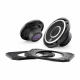 JL Audio C2-400x, 4 tums koaxialhögtalare Två koaxialhögtalare med tillbehör och elegant design.
