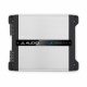 JL Audio JD250/1, monoblock En silverfärgad monoblock förstärkare med JL Audio-logotyp.