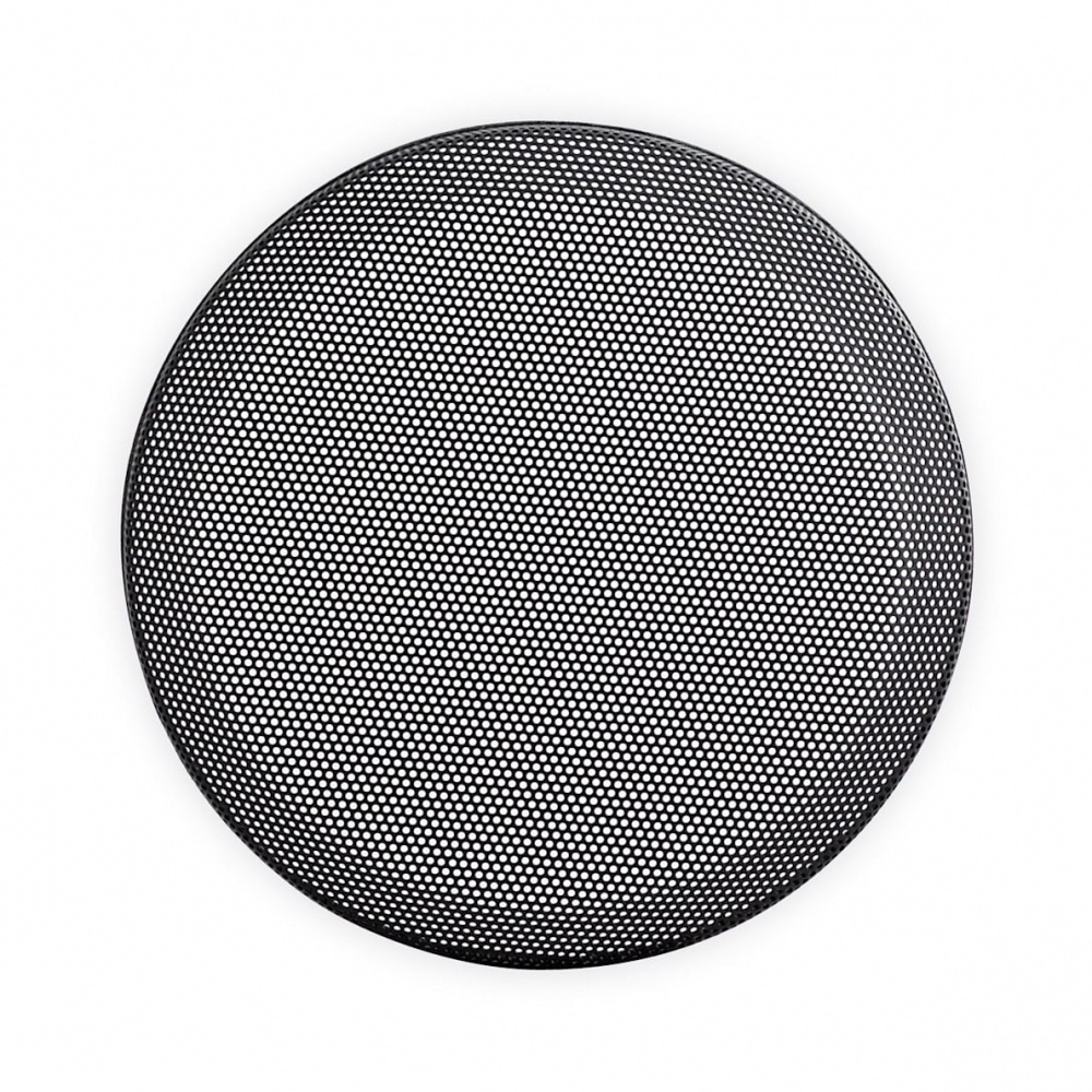Ett rund galler med ett nätmönster, svart färg, designat för 6.5 tums högtalare.