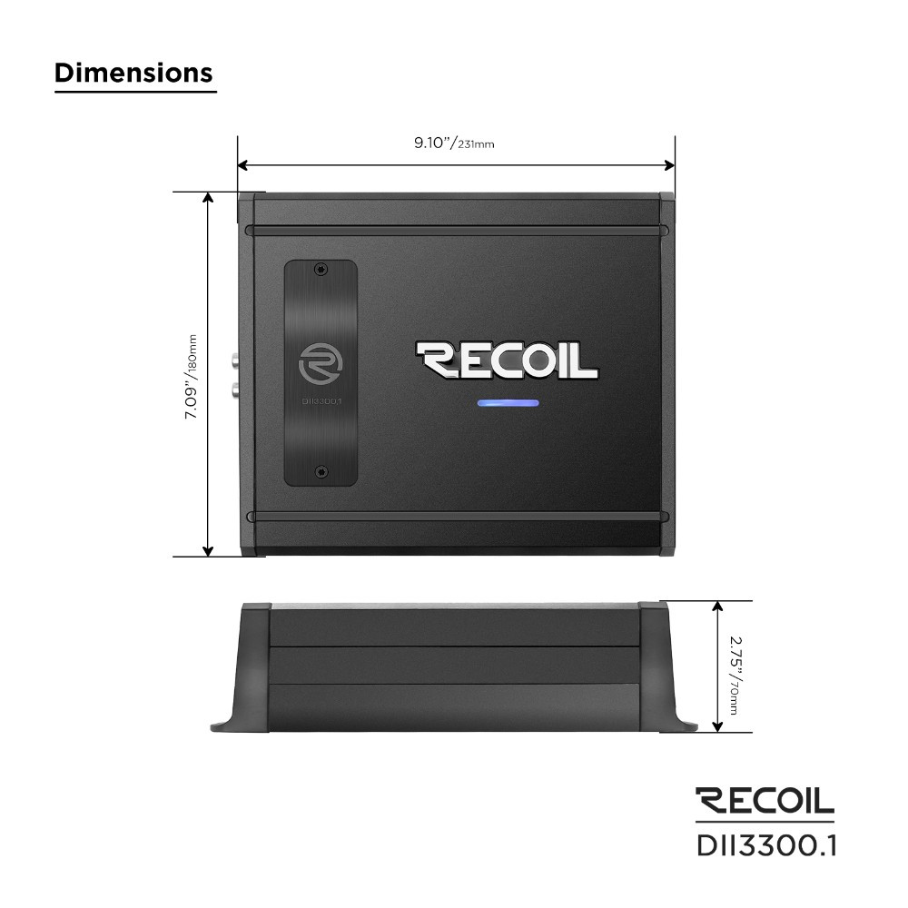 Recoil DII 3300.1, monoblock