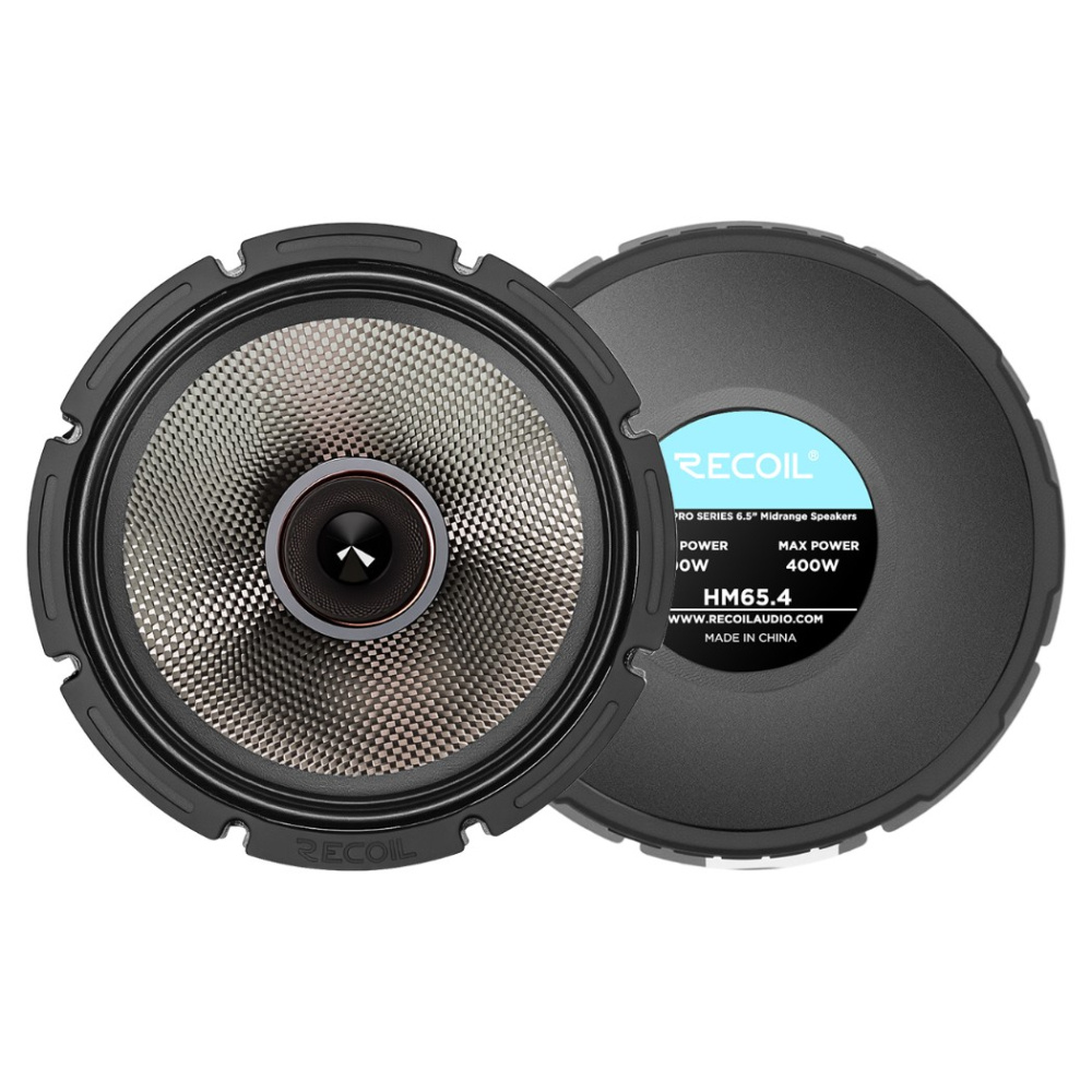 Recoil HM65.4, 6.5-tums midbas/mellanregister, par