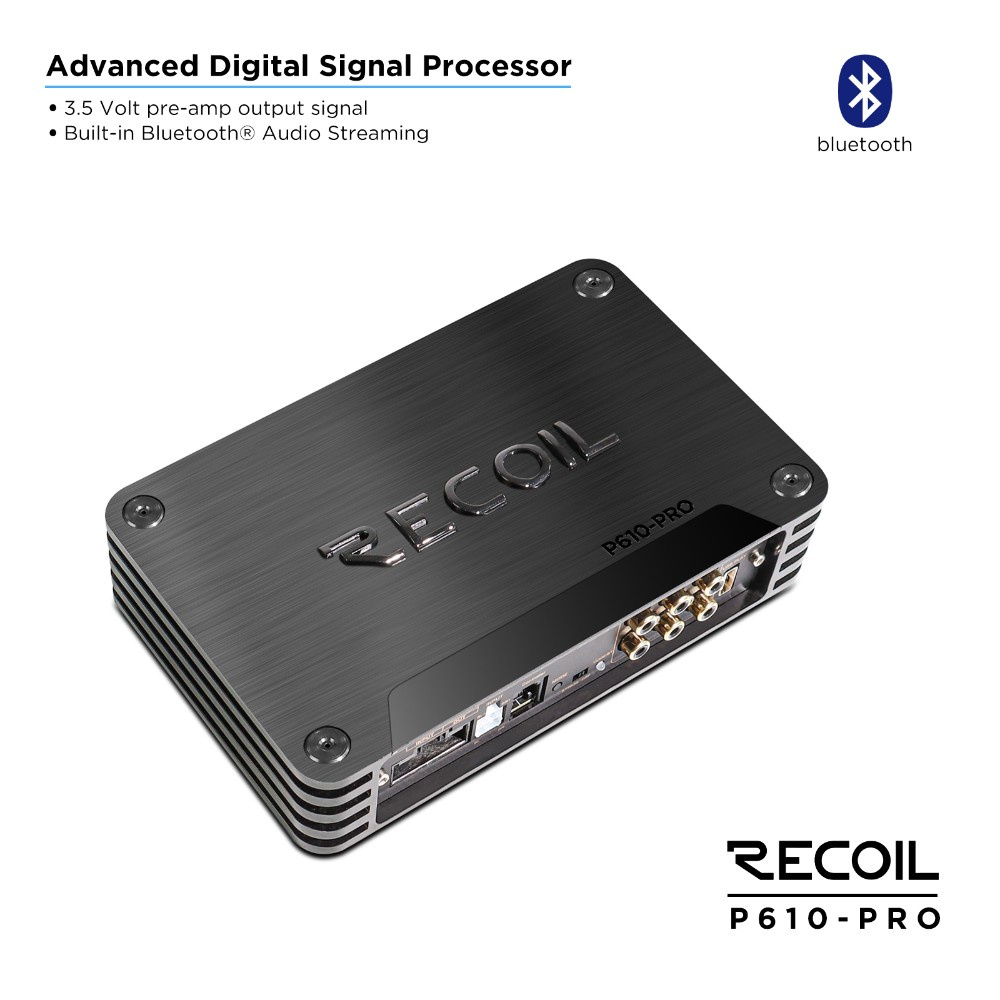 Recoil P610-PRO, DSP-slutsteg med 10 kanaler
