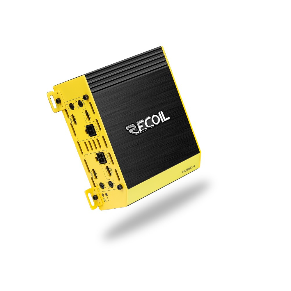 Recoil RL680.4, fyrkanaligt slutsteg