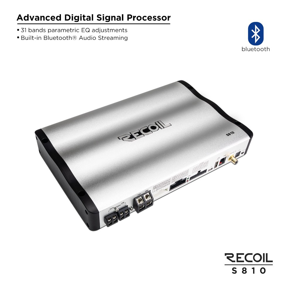 Recoil S810, DSP-slutsteg med 10-kanaler