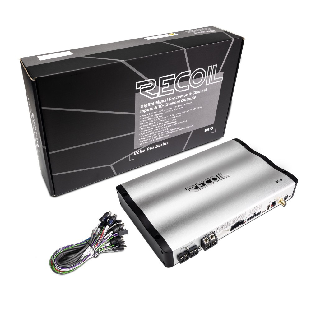 Recoil S810, DSP-slutsteg med 10-kanaler