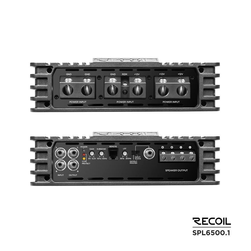 Recoil SPL6500.1, extremt strömstarkt monoblock
