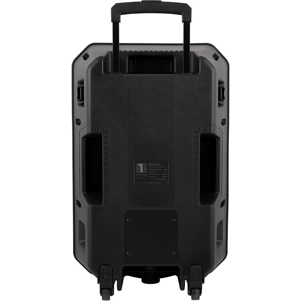 System One PartyBox 15 partyhögtalare med mikrofon och bluetooth