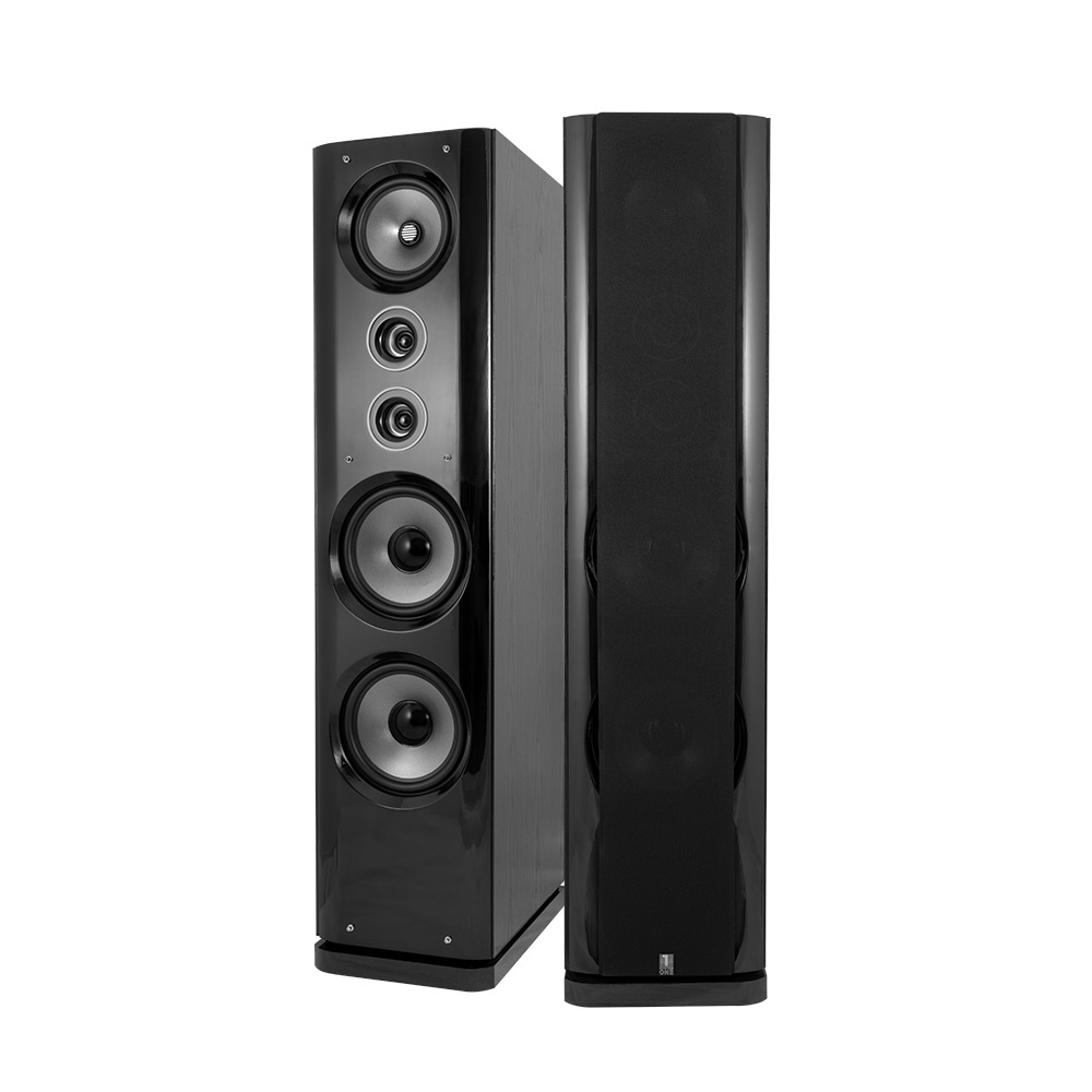 System One SF-168B golvhögtalare, svart par