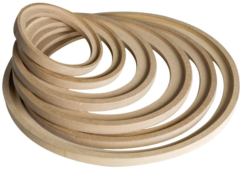 4 tum MDF-ring
