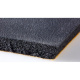 Silent Coat Noise Isolator 10, 6 sheets Svart ljudisolering av skum med en gul bakgrund.