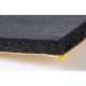 Silent Coat Noise Isolator 6, 9 sheets Svart ljudisolering i skum med klistrig bakgrund.