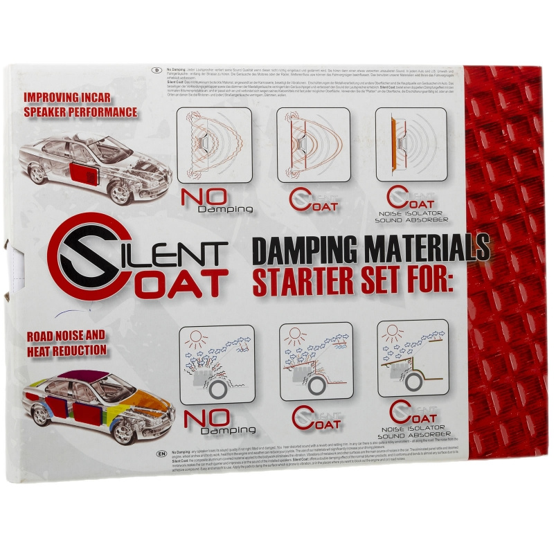 Silent Coat dämpning av bildörr, startkit