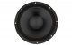 SB Audience Nero-12MWN700D, 12 tums midbas En rund svart högtalarkon med en slät yta och utan synliga detaljer.