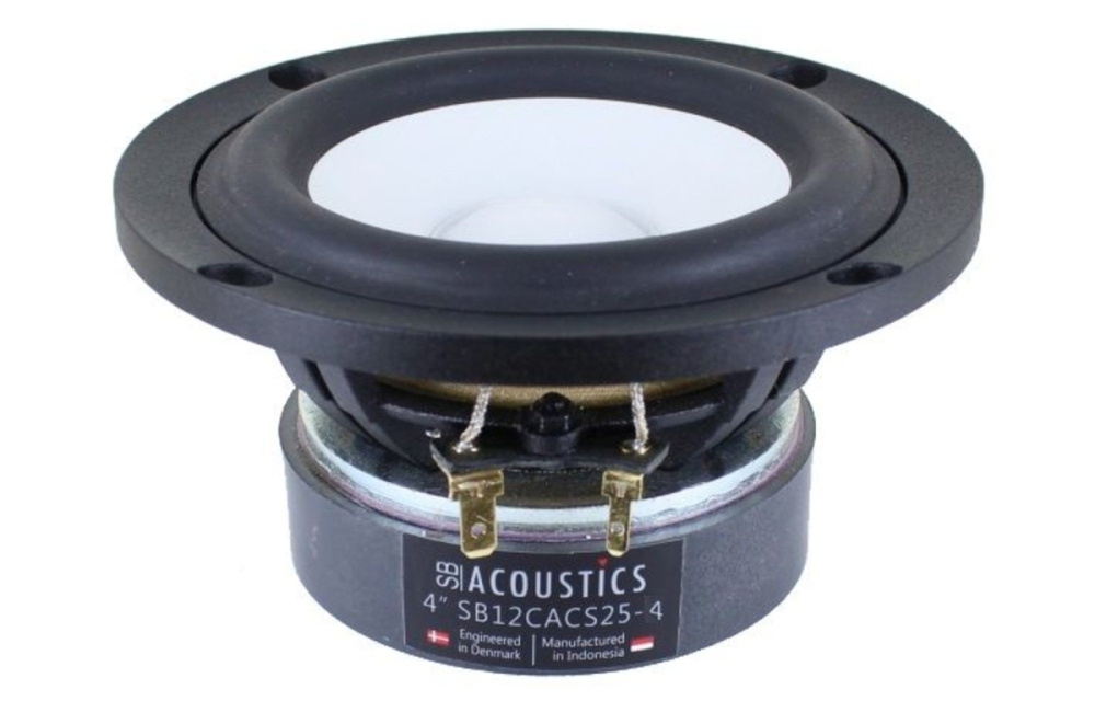 SB Acoustics SB12CACS25-4, 4 tums bas/mellanregister
