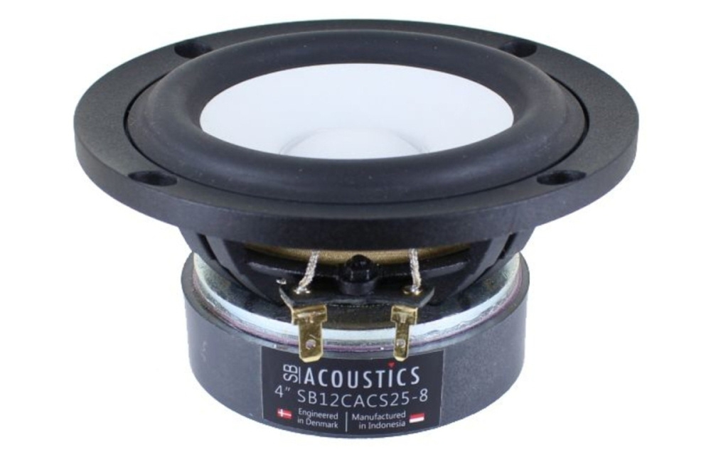 SB Acoustics SB12CACS25-8, 4 tums bas/mellanregister