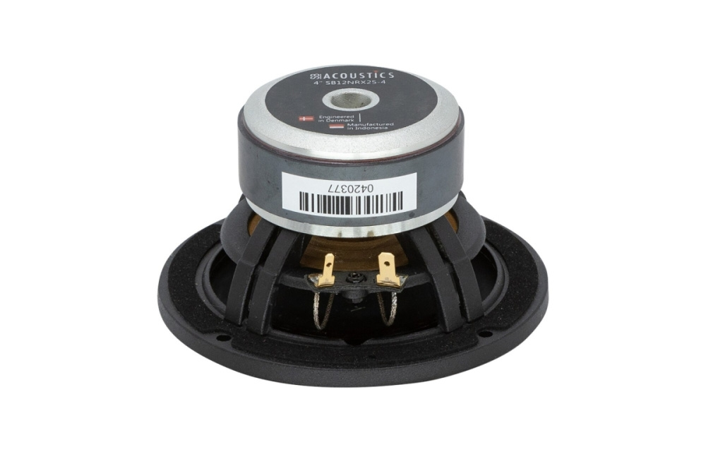 SB Acoustics SB12NRX25-4, 4 tums bas/mellanregister
