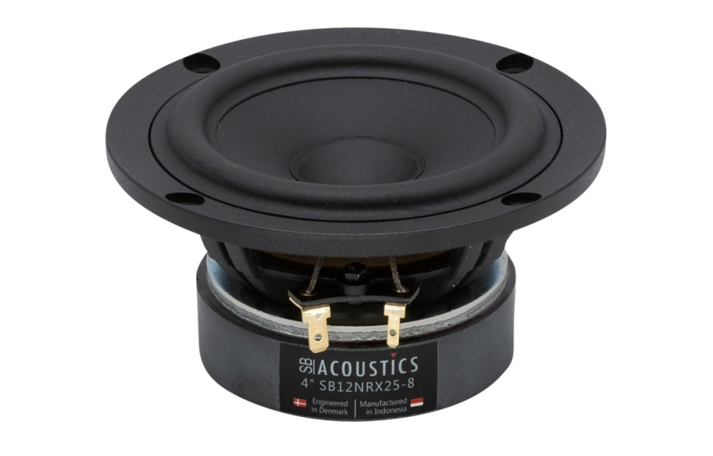 SB Acoustics SB12NRX25-8, 4 tums bas/mellanregister