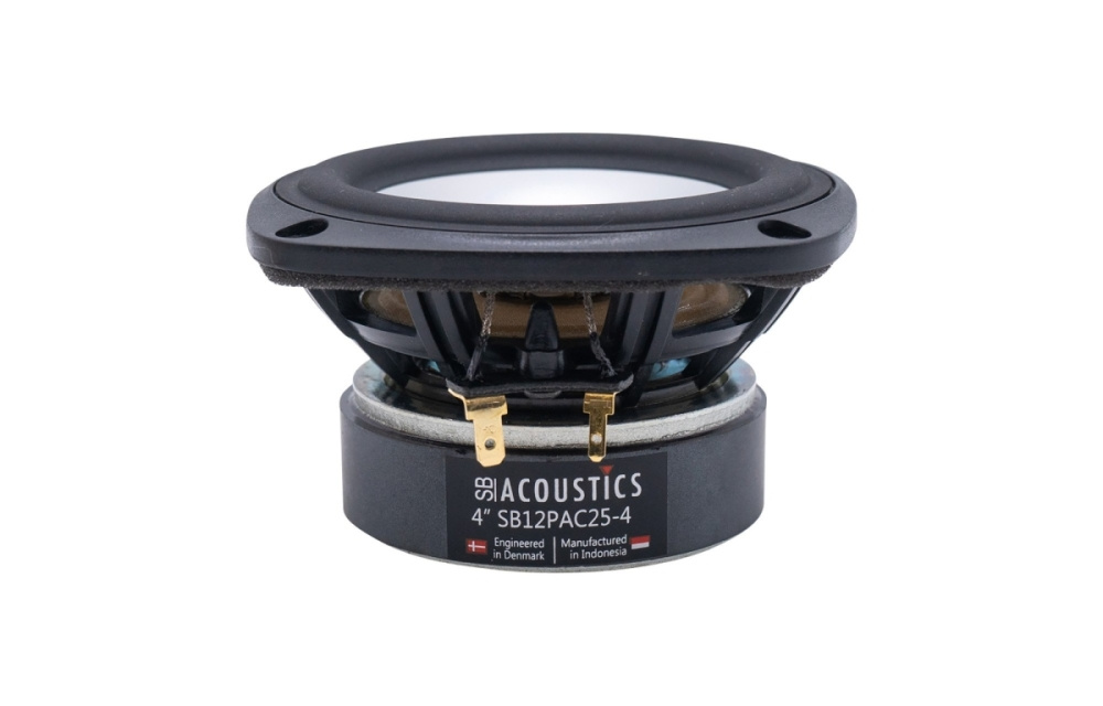 SB Acoustics SB12PAC25-4, 4 tums mellanregister
