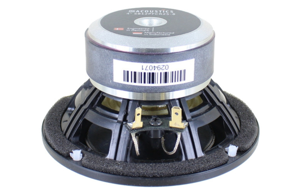 SB Acoustics SB12PFCR25-8, 4 tums bas/mellanregister