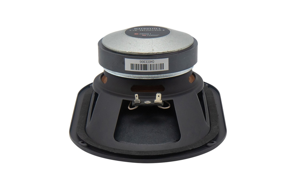 SB Acoustics SB15SFCR39-8, 5x8 tums bas/mellanregister