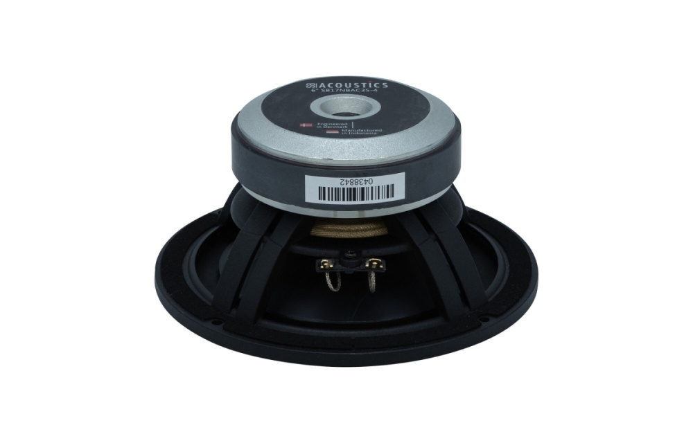 SB Acoustics SB17NBAC35-4, 6 tums bas/mellanregister