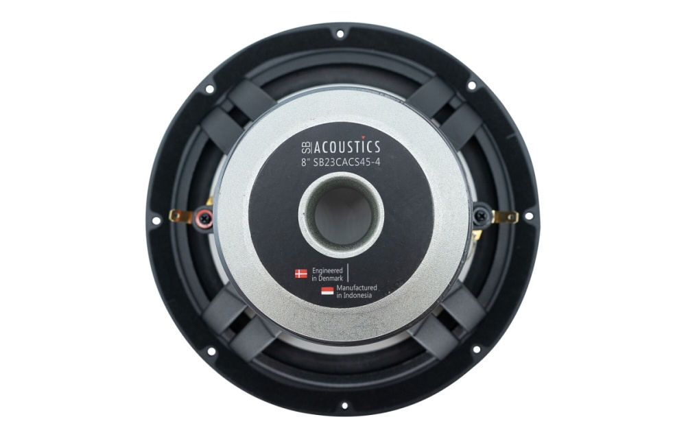 SB Acoustics SB23CACS45-4, 234 mm bas/mellanregister