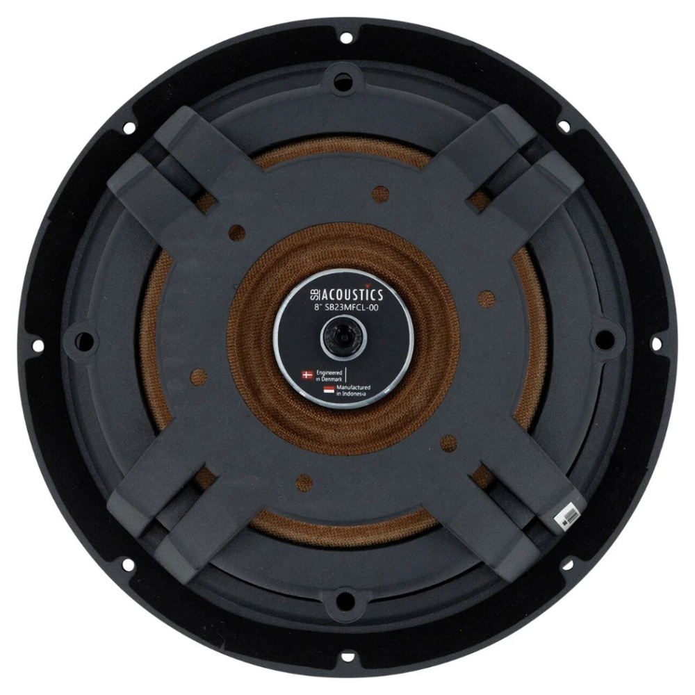 SB Acoustics SB23MFCL-00, 8 tums passiv radiator