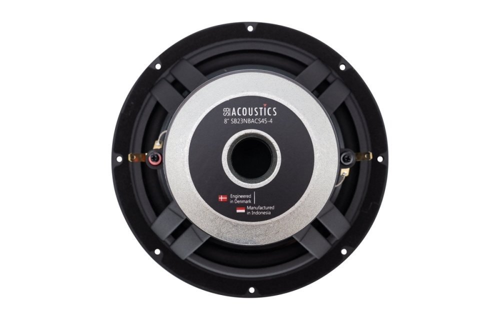 SB Acoustics SB23NBACS45-4, 8 tums bas/mellanregister