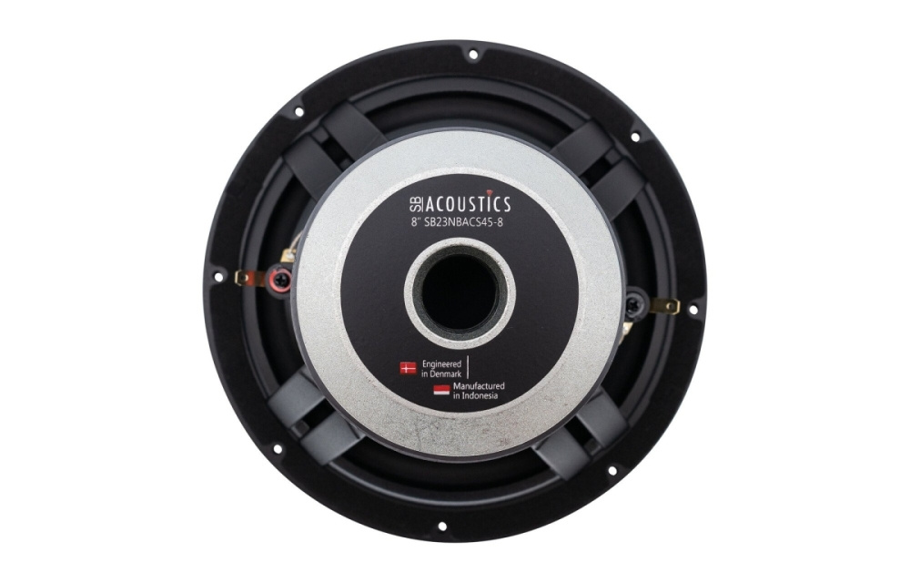 SB Acoustics SB23NBACS45-8, bas/mellanregister