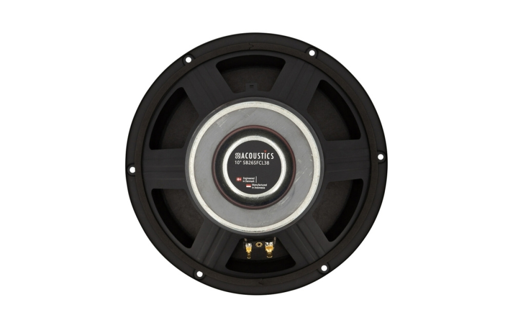 SB Acoustics SB26SFCL38-4, 10 tums baselement