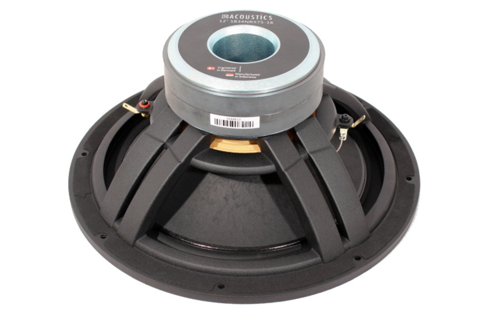 SB Acoustics SB34NRX75-16, 12 tums baselement