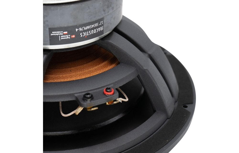 SB Acoustics SB34SWPL76-4, 12 tums baselement