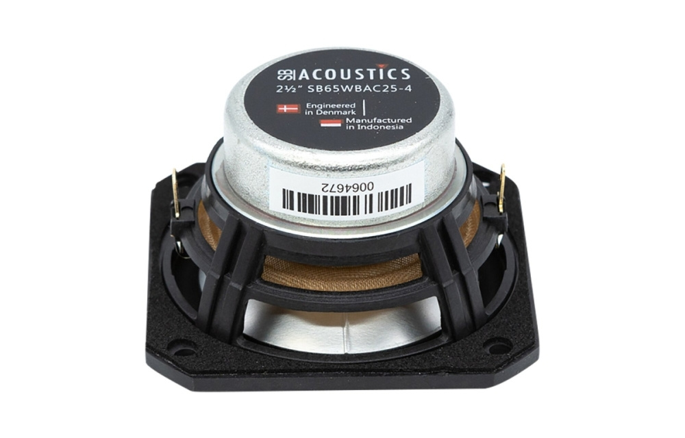 SB Acoustics SB65WBAC25-4, 2.5 tums fullregister