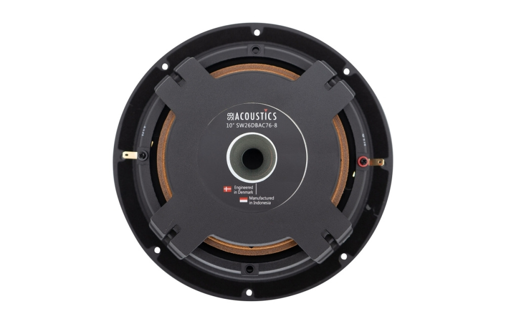 SB Acoustics SW26DBAC76-8, 10 tums baselement