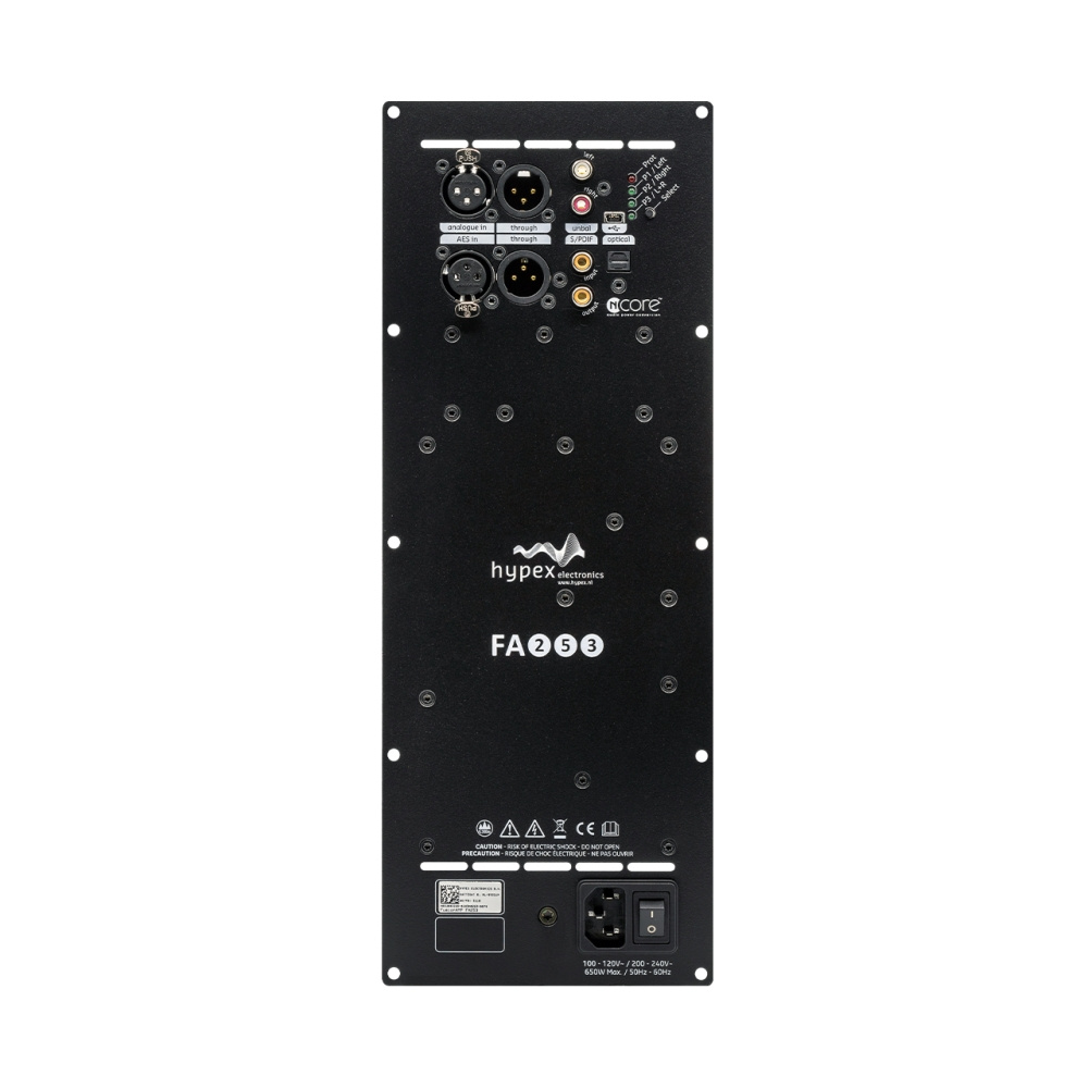 Hypex FusionAmp FA253 trekanals inbyggnadsförstärkare med DSP