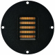 Dayton Audio AMT2-4, banddiskant Banddiskant med en fyrkantig membranstruktur i en svart ram.