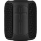 Dayton Audio Boost, portabel Bluetooth-högtalare Portabel svart Bluetooth-högtalare med texturerad yta och kontroller.