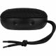 Dayton Audio Boost Mini, portabel Bluetooth-högtalare Portabel Bluetooth-högtalare med snodd och kontroller på sidan.