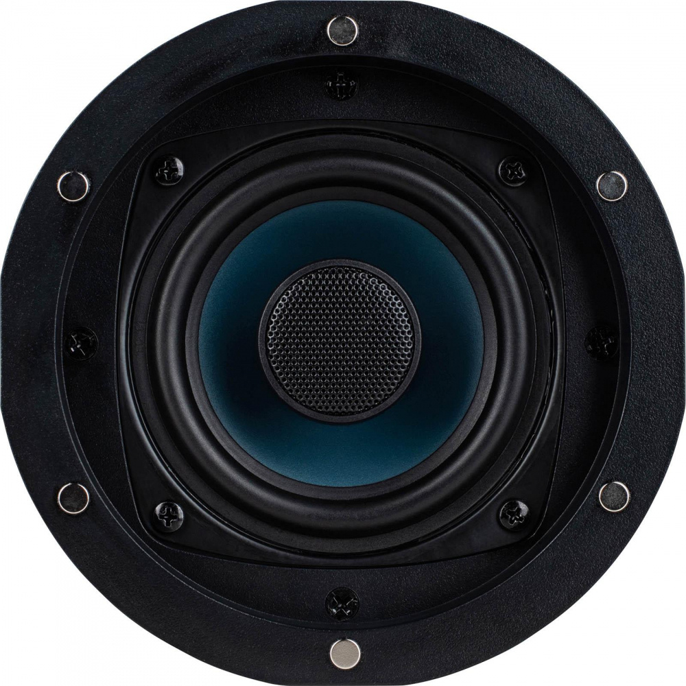 Infällnadshögtalare med 4-tums element och metallram. 70/100V kompatibel.