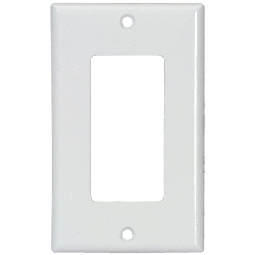 Vit täckplatta för enhet, enkelgång, kompatibel med Dayton Audio DAX88KP.