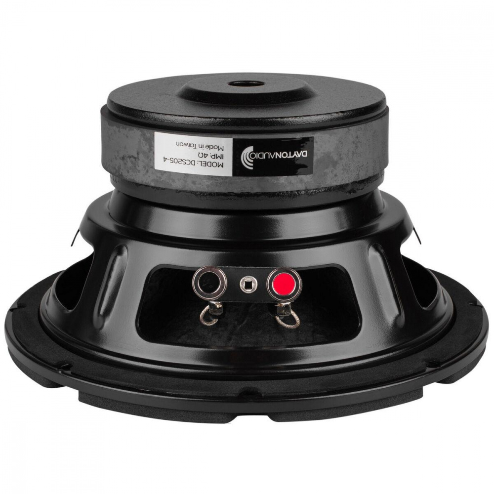 Basdriver med kraftig magnet och anslutningar för ljudsystem.