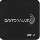 Dayton Audio DSP-LF, bas-EQ En svart ljudprocessor med Dayton Audio-logotyp och modellnamn DSP-LF.
