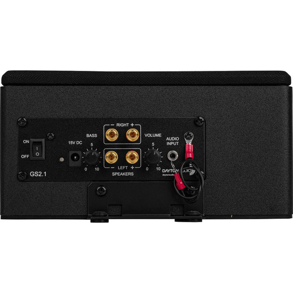 Dayton Audio GS2.1, subwoofer till gaming/dator med 2.1-förstärkare