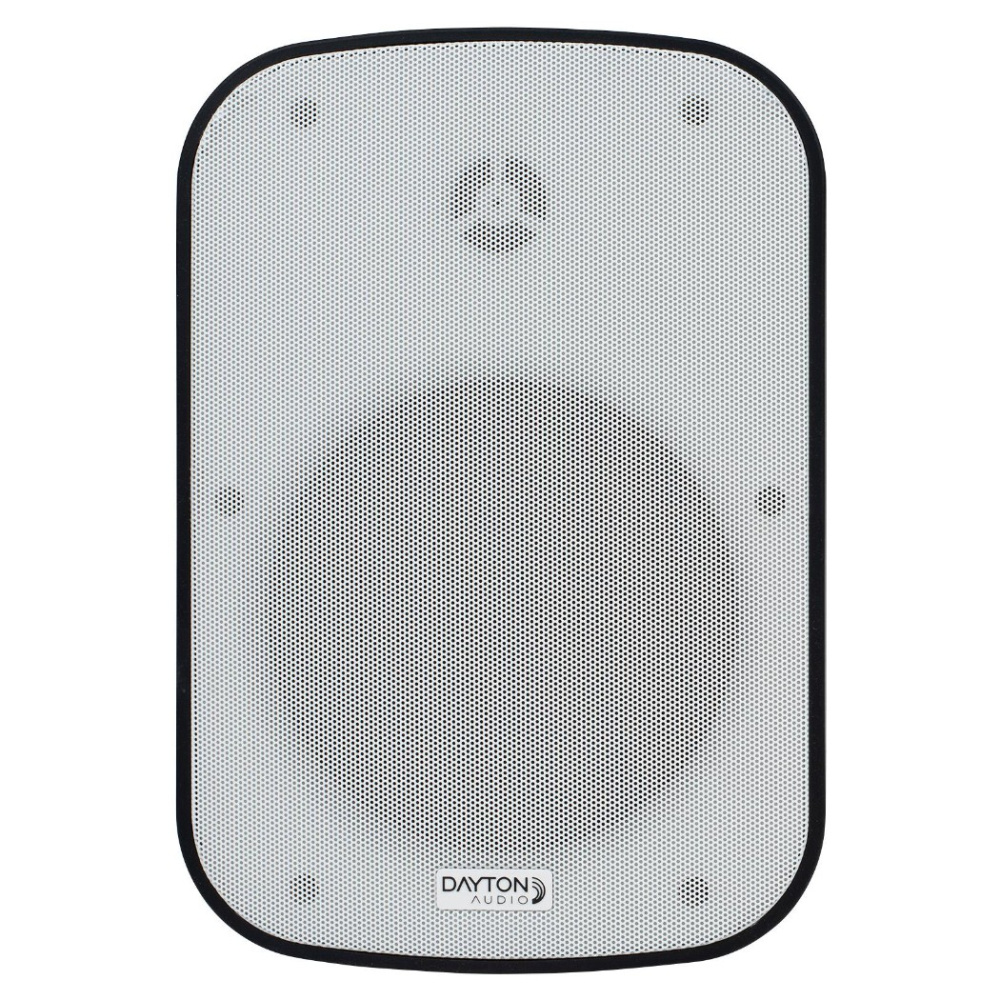 Dayton Audio IO65XP, aktiva 6.5 tums utomhushögtalare, vitt par